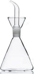 ELETON Olive Oil Dispenser Bottle - Glass with No Drip Bottle Spout - Pourer Dispensing Bottles for Kitchen - 16 oz
