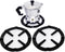 2 Pack Iron Gas Stove Cooker Plate - Coffee Moka Pot Stand Reducer Ring Holder