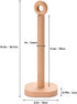 Cambiar Countertop Paper Towel Holder, Cute Donut Wood Kitchen Roll Stand Organizer Free Standing, Scrunchie Holder