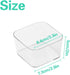 6pcs Clear Acrylic Storage Container, Desk Organizer Drawer Square Tray for Kitchen, Office, Gadgets, Pens