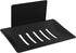 Soap Dish for Shower, 5 Slot Self-Adhesive Wall Mounted Soap Holder, Stainless Steel Black Soap Tray