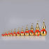 BRABUD Chinese Feng Shui Alloy Gourd Statue, Gold Wu Lou Figurine for Good Luck Wealth Home Decoration (6.3'') ZD081