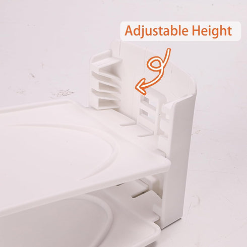 12 Pack Closet 12Pack) Shoe Slots Organizer Adjustable Level Shoe Stacker Holder Storage Space Saving Sneakers Display