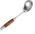 REDANT Big Stainless Steel Serving Spoons for Cooking - Metal Basting Spoon with Wooden Handle - Large Kitchen Spoon
