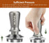 51mm Calibrated Espresso Tamper, Coffee Tamper with Two Calibrated Springs, 100% Food Grade 304 Stainless Steel