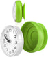 Ciglow Mini Waterproof Electronic Clock, Portable Shower Clock with Sucker, Green