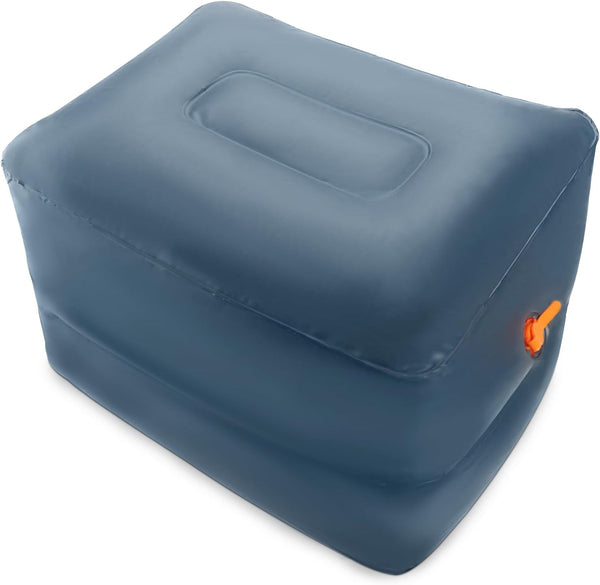 Miruchertter Inflatable Foot Rest Inflatable Travel Foot Rest Pillow Car Seat Footrest for