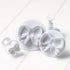 RAYNAG 3 Set Bowknot Plastic Fondant Plunger Cutters, Cookie Pie Crust Cutout Molds, Cake Decorating Cutter Plungers (9