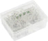 50 Pieces Upholstery Tacks - Twist Pins for Slipcovers and Bedskirts with Clear Head Screw Nail