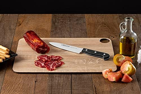Arcos Chef Knife, 6 Inch Stainless Steel, Ergonomic Handle, Series Universal, Color Black