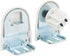 1-1/8" Roller Blind Repair Kit - Replacement Brackets Parts for 28mm Round Roller Shade Tubes, 1 Pair, White
