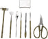 8PCS Set Set Set Hammer/Spoon/Shaving/Axe/Fork/Tweezers/Scissors Walfront Lobster Crab Cracker Tools Stainless Steel