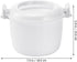 Angoily Small Microwave Rice Maker: Portable Microwave Rice Cooker Vegetable Steamer Set, Microwavable Pasta Cooker,