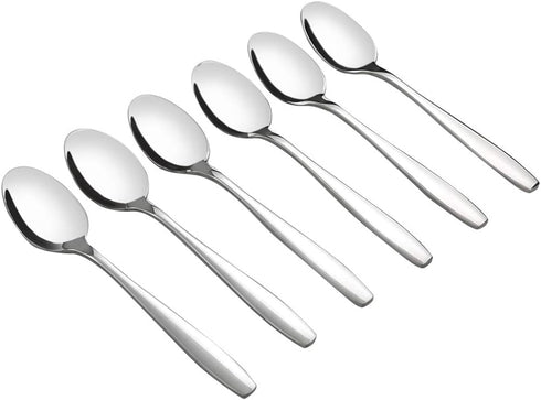 Ggbin 12 Pieces Stainless Steel Tea Spoon - 5.9 Inches for Home or Coffee House
