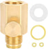 Brass Soda Cylinder Adapter Valve, Female Thread TR21-4 to Male Thread G1/2 Conversion Kit for Homebrewing