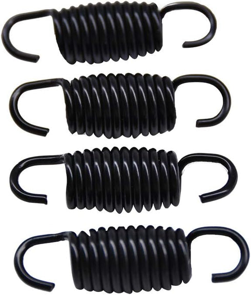 Yoogu (Pack of 8) 1-9/10 Inch Overall Length Tension Springs for Recliner Sofa Bed, Black (12 Turn)