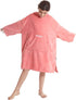 5-12 Hiturbo Kids Towel Changing Robe: Soft Plush Wearable Blanket - Warm Coral Fleece Hoodie - Swim Surf Poncho