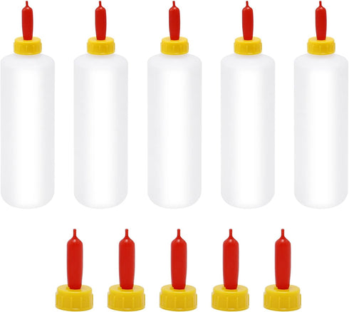 ZUDKSUY 5 Sets 400ml Goat Bottle Lamb Feeding Bottle, Lamb Goat Nipples, Kid