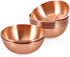 8 Pack 3.5inch Stainless Steel Sauce Dishes, Mini Individual Saucers for Sushi, Dipping, Appetizer Plates, Rose Gold