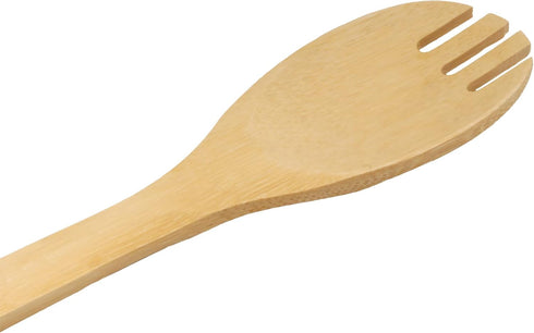 Bamboo Serving/Cooking Utensils, B16 Cooking Spoon with Teeth, 5 Pieces