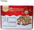 Gingerbread House Cookie Cutter Set, 3D Stainless Steel Biscuit Cutter Mold Including Christmas Tree, Snowman,