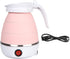 Travel Kettle Electric Small Foldable Portable Kettle, Silicone Collapsible Heating Water Boiler Tea Pot for Camping,