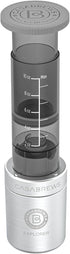 CASABREWS Portable Coffee Maker, 2 in 1 Small Travel Machine for K Cup Pod or Ground Coffee, Quick Press Kit with