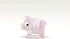 Tiny Pig Miniature Glass Figurine – Handmade Blown Glass Animal – Cute Collectible Pig Sculpture Gift (Pink)