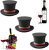 Wine Stoppers, Funny Reusable Silicone Bottle Caps, Decorative Wine Sealer Accessory Set for Christmas Holiday (Pack of