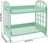 Desktop Rack Cosmetic Stationery Storage Holder - 2-Tier Multifunctional Plastic Shelf Makeup Organizer for Home (Light
