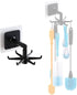 YeeBeny Water Bottle Brush Holder 360 Degrees Rotating Folding Hook Self-Adhesive 180 Degrees