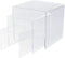 Super Z Outlet Clear Acrylic Riser Set - 3 Pieces (3-Inch, 4-Inch, 5-Inch)