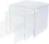 Super Z Outlet Clear Acrylic Riser Set - 3 Pieces (3-Inch, 4-Inch, 5-Inch)