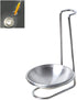 Euro Spoon Rest Holder, Upright Utensil Holder with Removable Bottom for Countertop Cooking Utensil & Tong