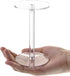 2 Sets QWORK Round Acrylic Display Stand, Premium Clear Round Riser Stands