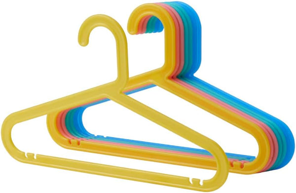 Ikea BAGIS Children's Coat-Hanger, Assorted Colors (24 Pack)