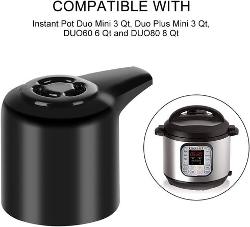 Original Steam Release Valve Handle Replacement for Instant Pot Duo/Duo Plus, 3, 5, 6, 8 Quart Models