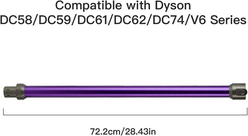 Replacement Quick Release Wand for Dyson V6 /DC58/DC59/DC61/DC62/DC74 Models, Extension Tube Compatible
