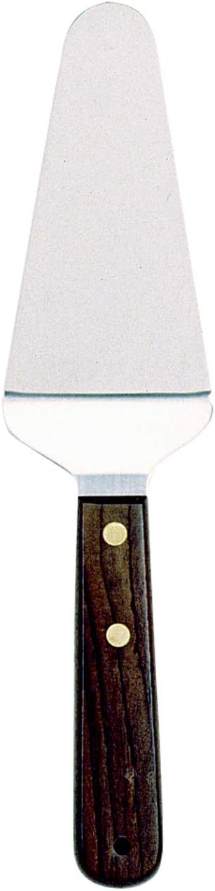 Norpro Stainless Steel Pie Server Spatula, Wood Handle