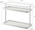 YAMAZAKI Home Countertop Spice Caddy-Storage and Organizer Rack, Steel, White
