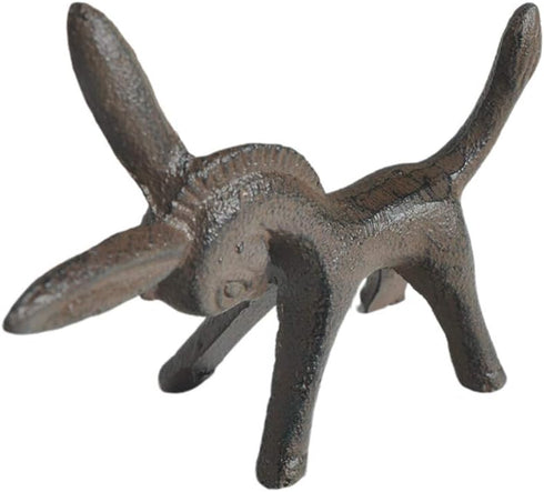 Iron Animal Figurine Donkey Horse Sculpture, Desktop Animal Ornaments for Home Office Decoration.
