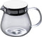 Hemoton Clear Glass Teapot with Stainless Steel Infuser Lid, 460 ml Tea Kettle for Blooming and Loose Leaf Tea