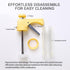 Ourokhome Cookie Press Icing Gun - Biscuit Maker Machine with 16 Discs and 6 Cake Decoration Tips (Yellow)
