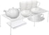 Expandable Cabinet Storage Organizer Shelf, Freezer Shelf, Kitchen Cabinet Pantry Spice Rack, 2 Sets