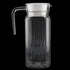 Fdit Acrylic Transparent Juice Bottle - Striped Water Jug with Lid for Homemade Juice & Cold Tea, 800ML