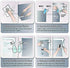 BDF S05 Window Film Daytime Privacy and Heat Control, Mirror Silver 5 (Very Dark), 24in X 16ft
