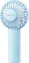 SWEETFULL Mini Portable Fan, Powerful Handheld Rechargeable Fan, 3 Speeds Personal Small Hand Fan for Travel, Light Blue