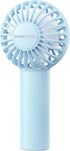 SWEETFULL Mini Portable Fan, Powerful Handheld Rechargeable Fan, 3 Speeds Personal Small Hand Fan for Travel, Light Blue