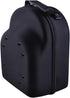Hat Travel Case for Baseball Caps, Organizer Box for 6 Caps, Travel Hat Display Carrier Bag - Black