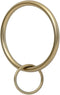 Ivilon Drapery Eyelet Curtain Rings - Set of 14, 2" Ring Loop for Hook Pins, Warm Gold